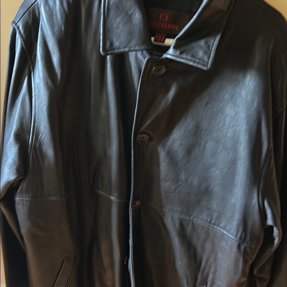 Danier Black Trench Coat Classic Design